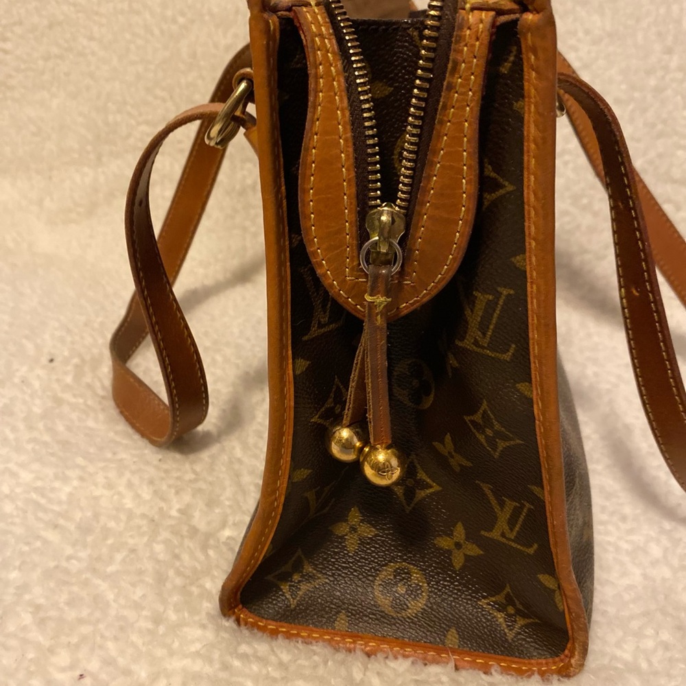 Louis Vuitton Brown Monogram Canvas Shoulder Bag - Picture 2 of 9